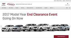 Desktop Screenshot of napletonriveroakscadillac.com